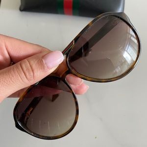 Gucci tortoise sunglasses